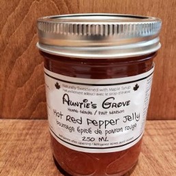 Red Pepper Jelly - Hot - Aunties Grove - 250 ml